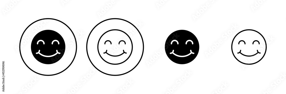 smile icon set. smile emoticon icon. feedback smile icon set. smile emoticon icon. feedback