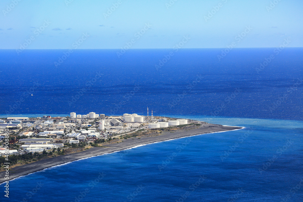 City of Le Port in Reunion Island, Harbour City