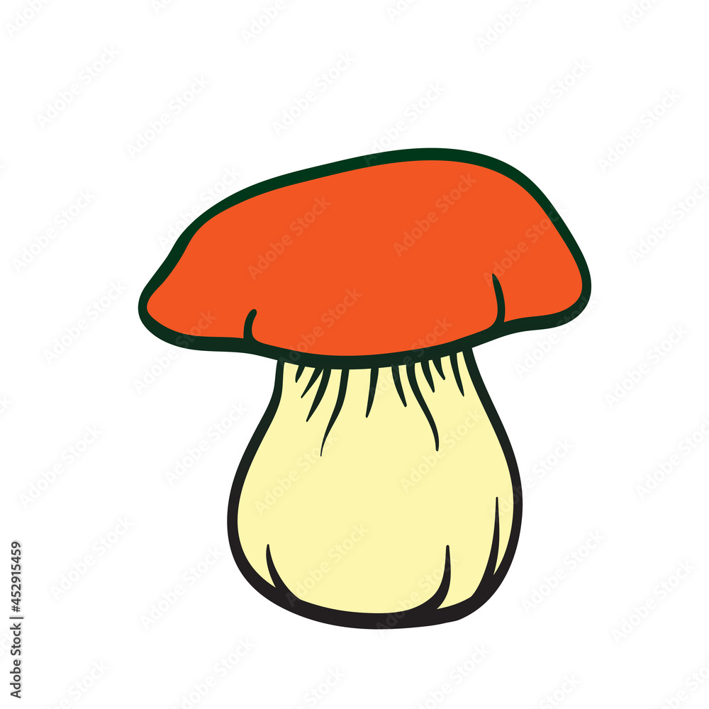 Mushroom. Isolated on transparent background. Mushroom. Isolated on transparent background.
