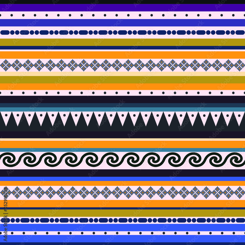 Geometric ethnic oriental ikat pattern traditional Design.Geometric ethnic oriental pattern traditional Design for background,carpet,wallpaper,clothing,wrapping,fabric,embroidery style.wave.line.Eps10 Geometric ethnic oriental ikat pattern traditional Design.Geometric ethnic oriental pattern traditional Design for background,carpet,wallpaper,clothing,wrapping,fabric,embroidery style.wave.line.Eps10