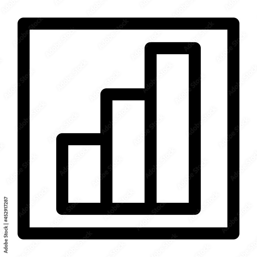 Statistic Line Icon Vector Statistic Line Icon Vector