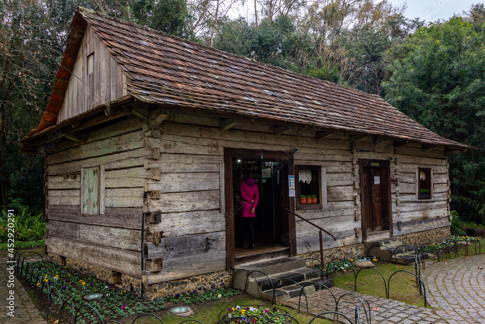 old wooden house