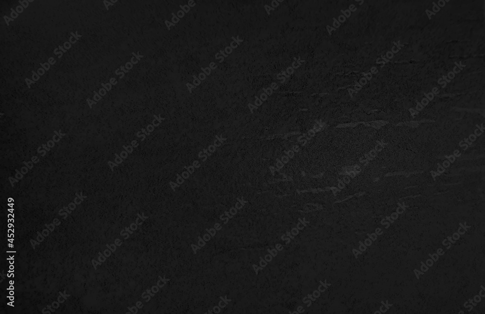 dark black concrete or cement wall texture background. glossy matt grungy texture black concrete wall use as template, background. beautiful abstract grunge decorative background.