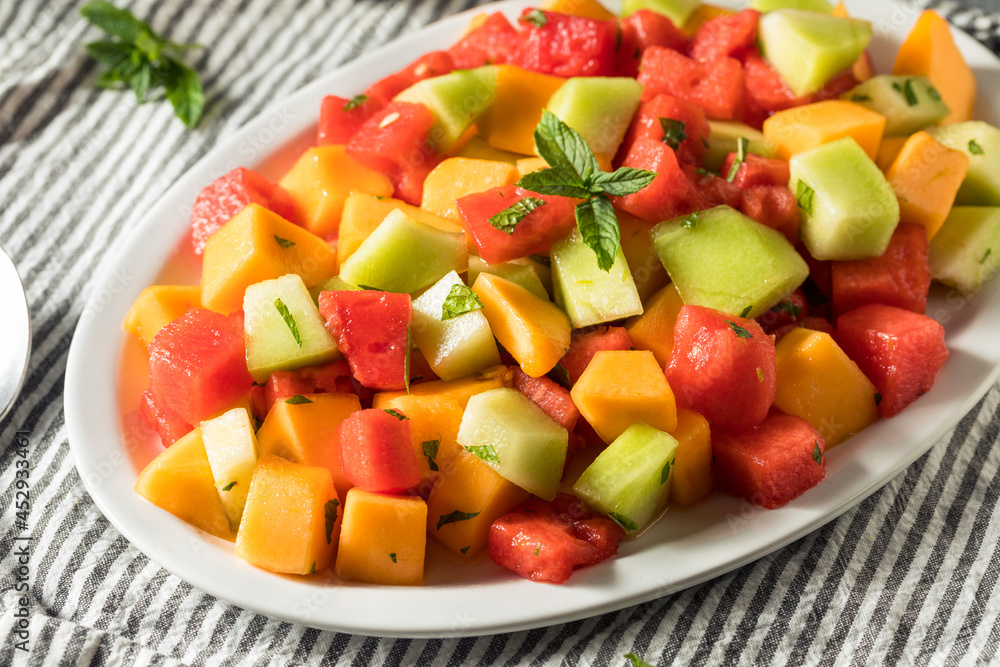 Healthy Homemade Melon Salad
