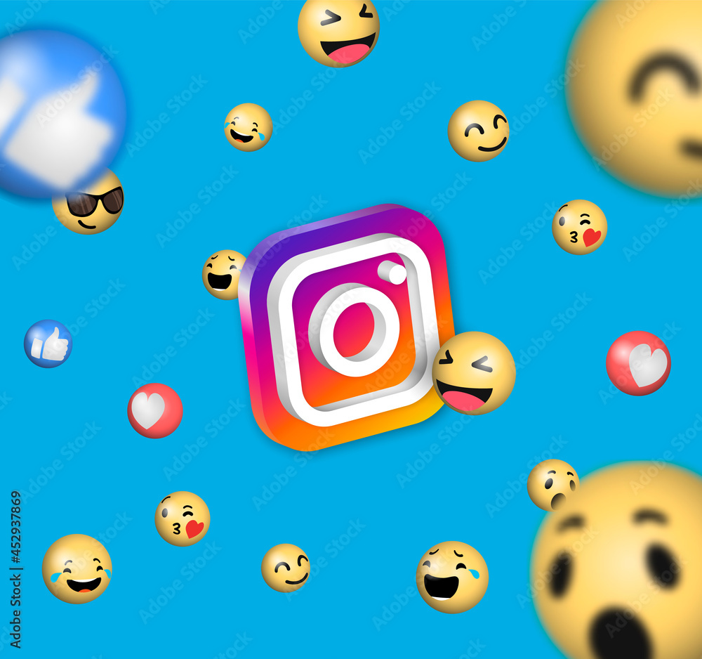 Camera vector icon. Instagram icon. Instagram social media logo with
