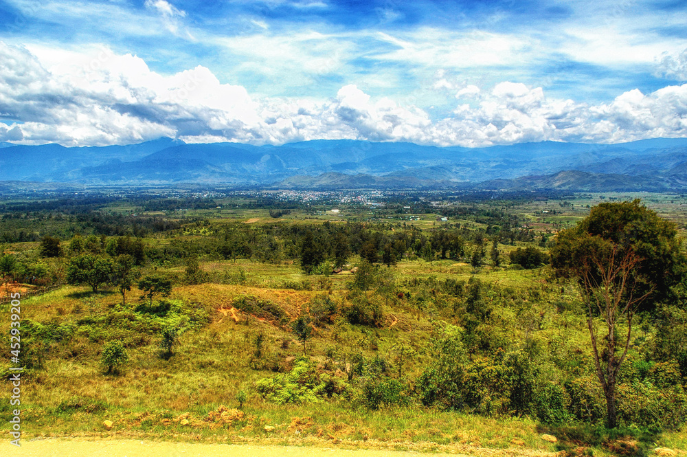 The valley of Wamena, Papua