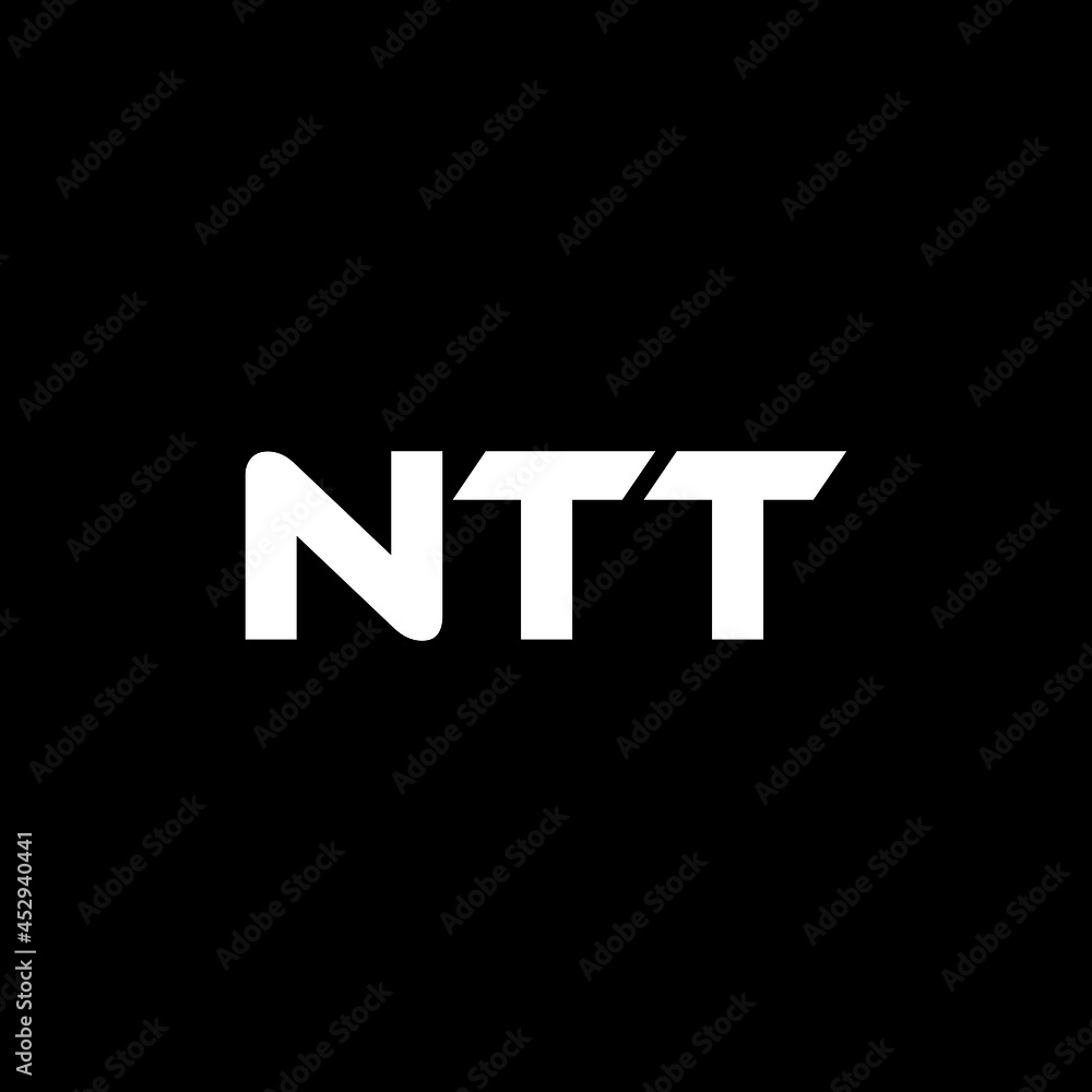 NTT letter logo design with black background in illustrator, vector logo modern alphabet font overlap style. calligraphy designs for logo, Poster, Invitation, etc. NTT letter logo design with black background in illustrator, vector logo modern alphabet font overlap style. calligraphy designs for logo, Poster, Invitation, etc.