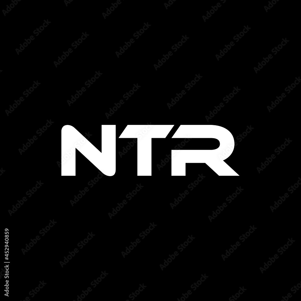 NTR letter logo design with black background in illustrator, vector logo modern alphabet font overlap style. calligraphy designs for logo, Poster, Invitation, etc. NTR letter logo design with black background in illustrator, vector logo modern alphabet font overlap style. calligraphy designs for logo, Poster, Invitation, etc.