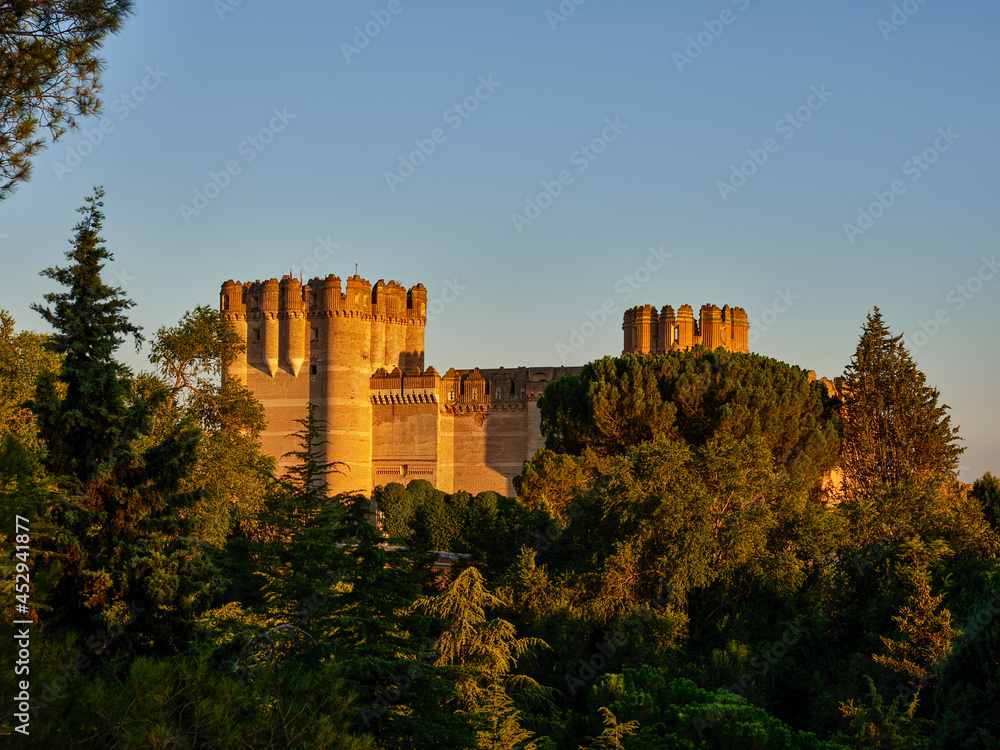 Coca Castle, province of Segovia, Spain.
