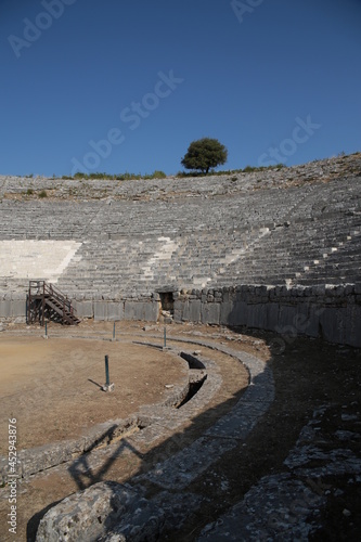 ancinet greek  theater of dodoni in ioannina perfecture  greece photo