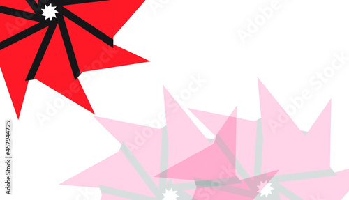 Abstract red background. Red banner, wallpaper, mobile screen design