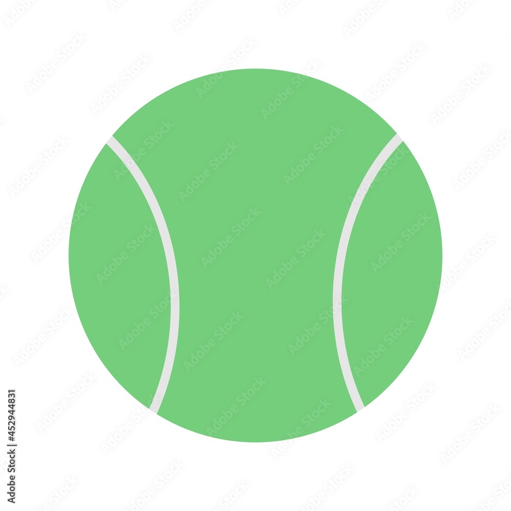 Tennis Flat Vector Line Icon Design Tennis Flat Vector Line Icon Design