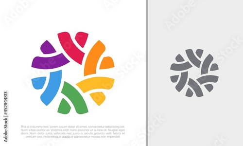Global Community Logo Icon Elements Template. Community human Logo template vector. Community health care. Abstract Community logo. Social Networking logo designs.