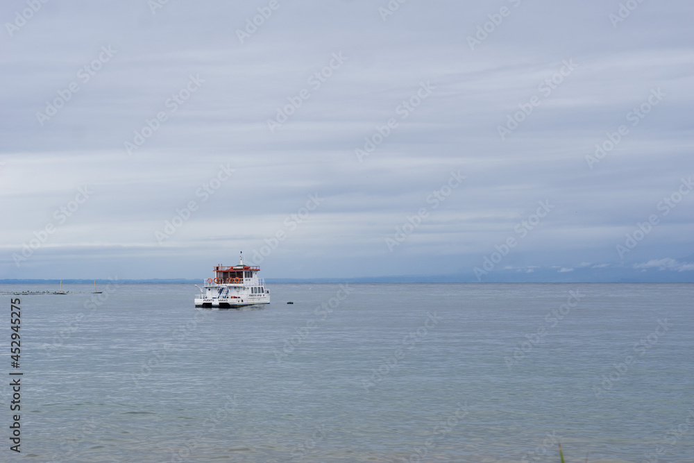 boat in the lake