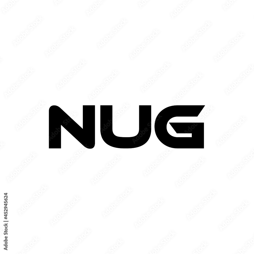 NUG letter logo design with white background in illustrator, vector logo modern alphabet font overlap style. calligraphy designs for logo, Poster, Invitation, etc. NUG letter logo design with white background in illustrator, vector logo modern alphabet font overlap style. calligraphy designs for logo, Poster, Invitation, etc.