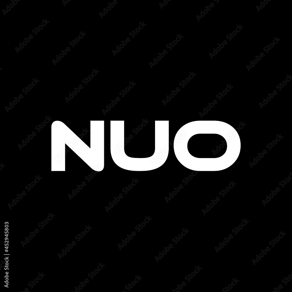 NUO letter logo design with black background in illustrator, vector logo modern alphabet font overlap style. calligraphy designs for logo, Poster, Invitation, etc. NUO letter logo design with black background in illustrator, vector logo modern alphabet font overlap style. calligraphy designs for logo, Poster, Invitation, etc.