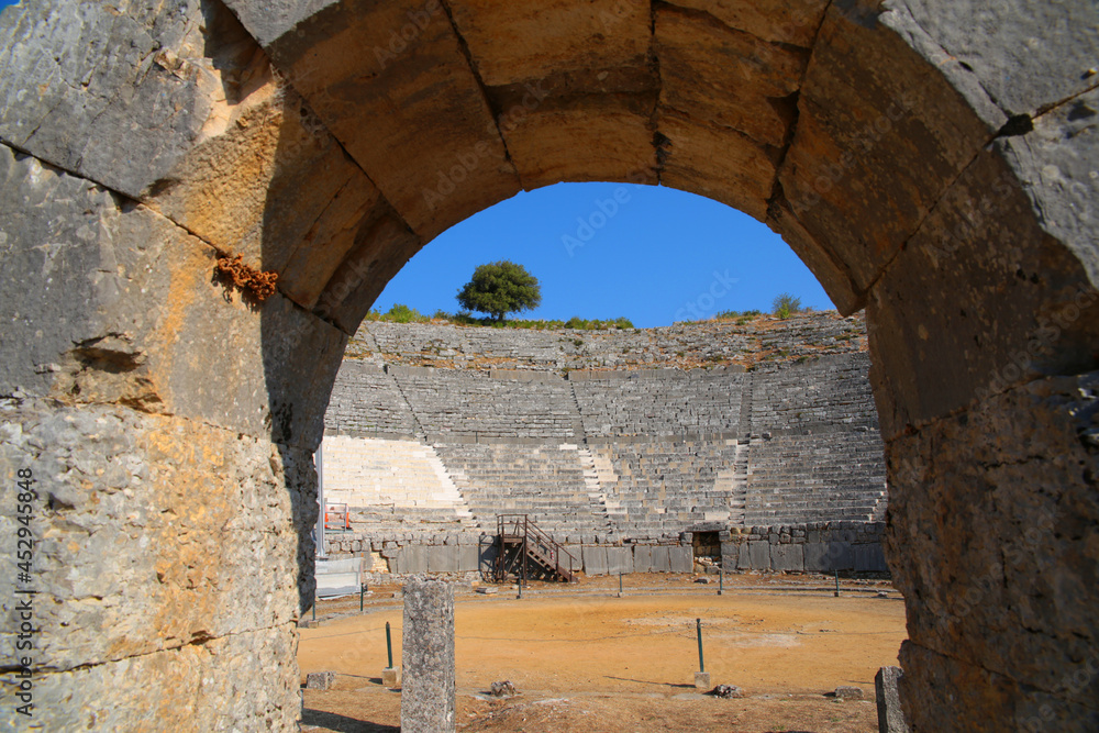 ancinet greek  theater of dodoni in ioannina perfecture  greece