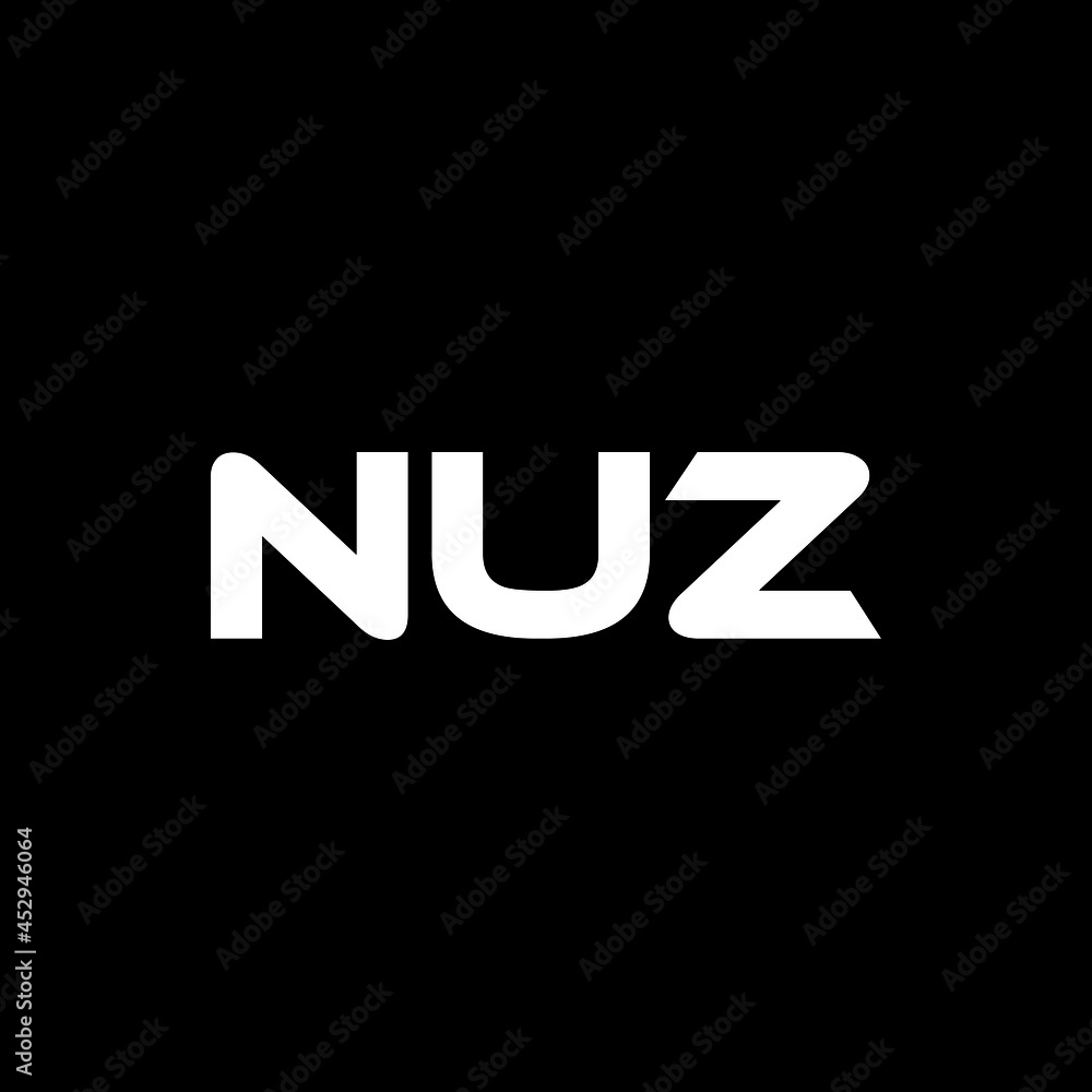 NUZ letter logo design with black background in illustrator, vector logo modern alphabet font overlap style. calligraphy designs for logo, Poster, Invitation, etc. NUZ letter logo design with black background in illustrator, vector logo modern alphabet font overlap style. calligraphy designs for logo, Poster, Invitation, etc.