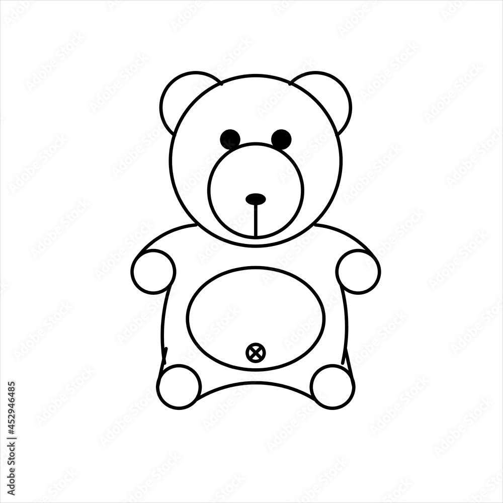 Vector image design of a cute doll Vector image design of a cute doll