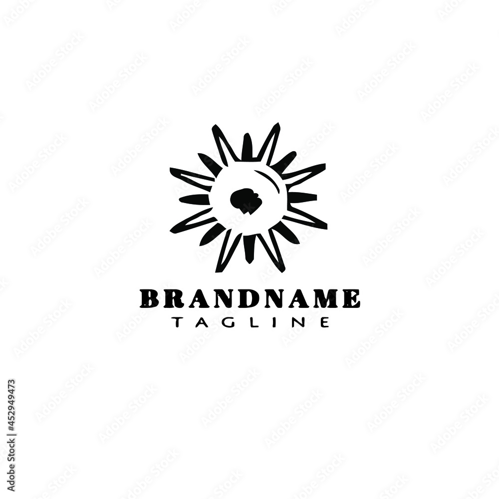 sun logo icon design template vector