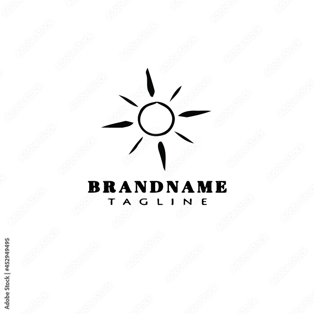 sun logo icon design template vector illustration sun logo icon design template vector illustration