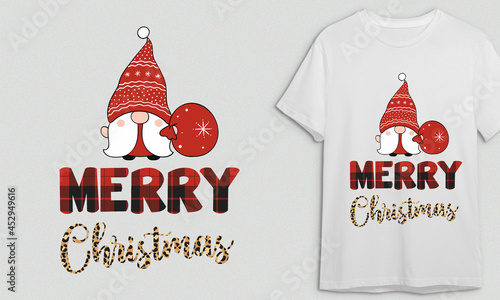 Merry Christmas, Christmas T-shirt Design, Christmas, Vector Artwork