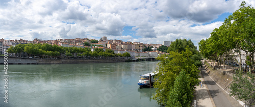 Croix-Rousse et berges du Rhône à Lyon