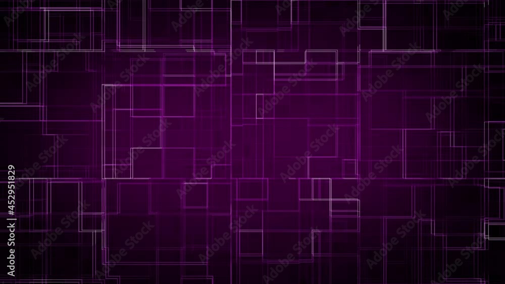 Purple Circuit Board Geometries Loop Fast Animation Background Purple Circuit Board Geometries Loop Fast Animation Background