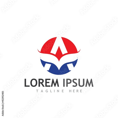 Free Download A Letter icon Template - GFXLoad
