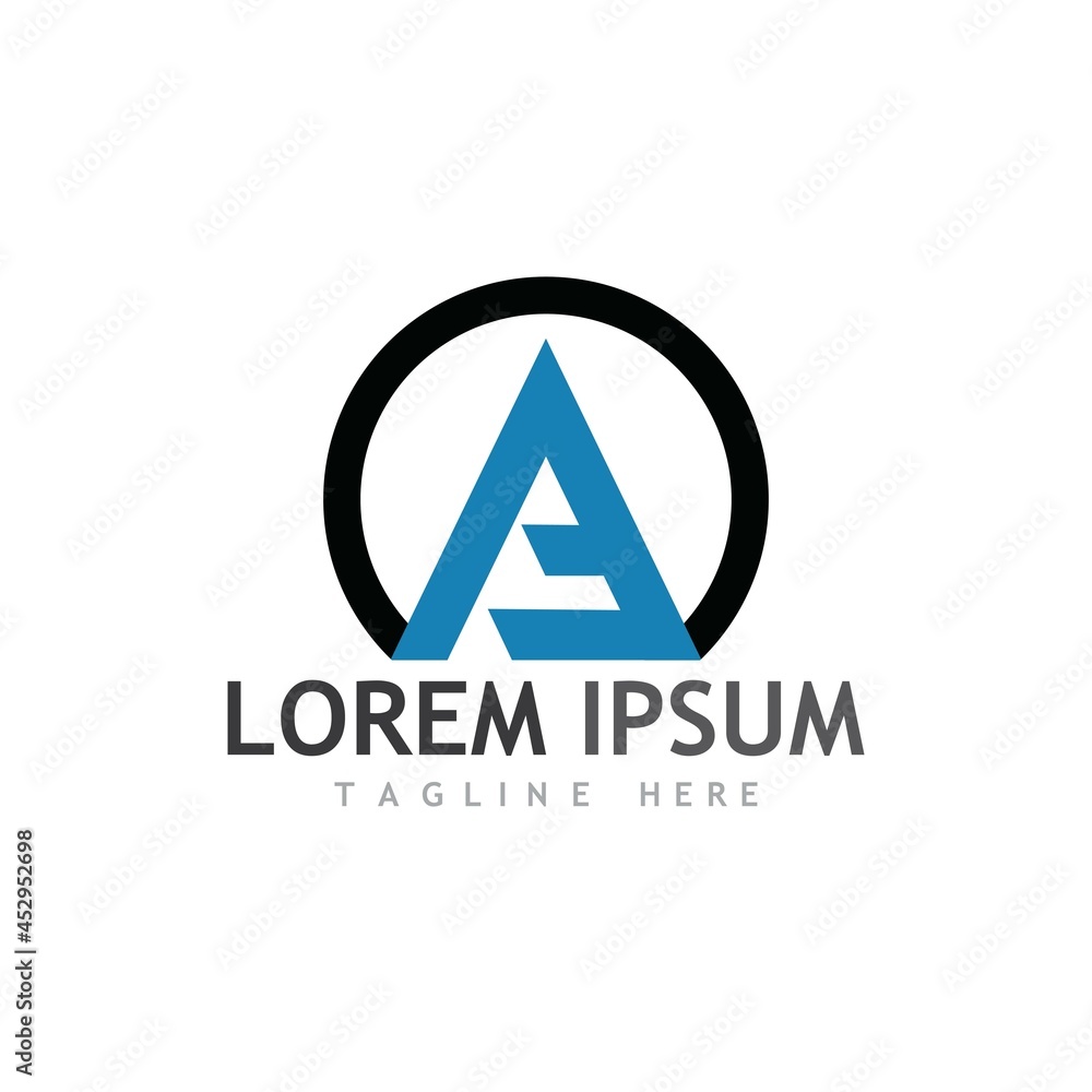 A Letter icon Template A Letter icon Template