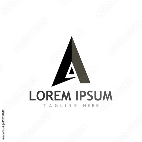 A Letter icon Template