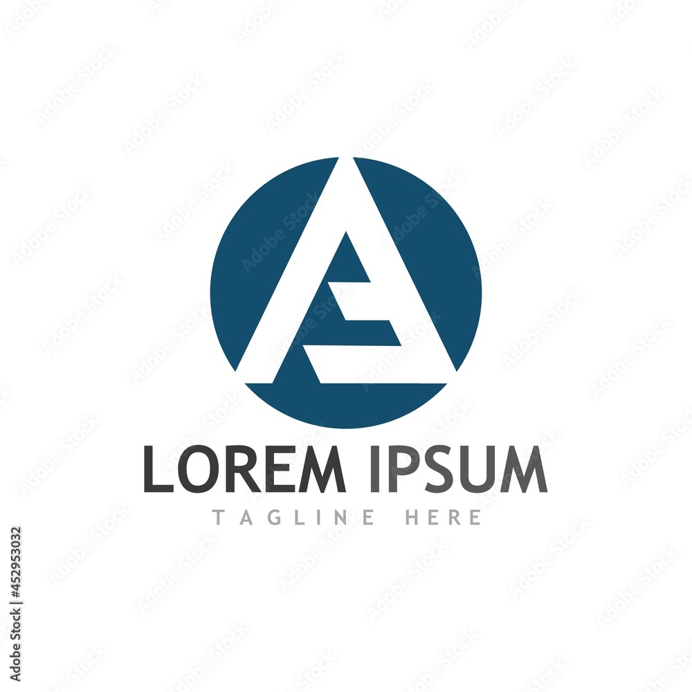A Letter icon Template A Letter icon Template