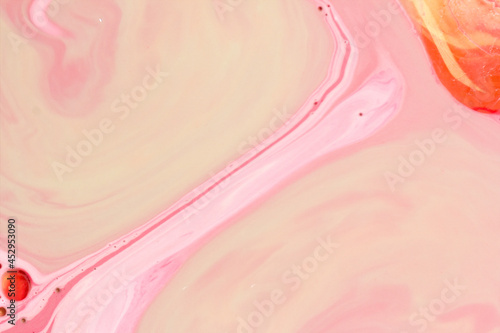 acrylic pink and orange