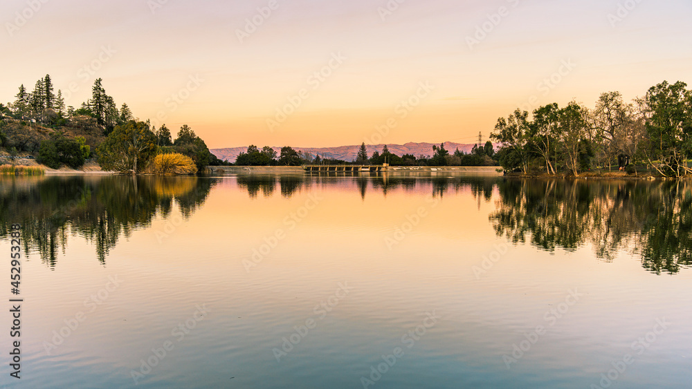 Vasona Lake with Reflection in Los Gatos California
