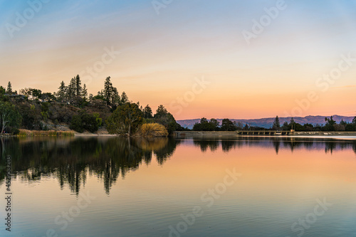Vasona Lake with Reflection in Los Gatos California