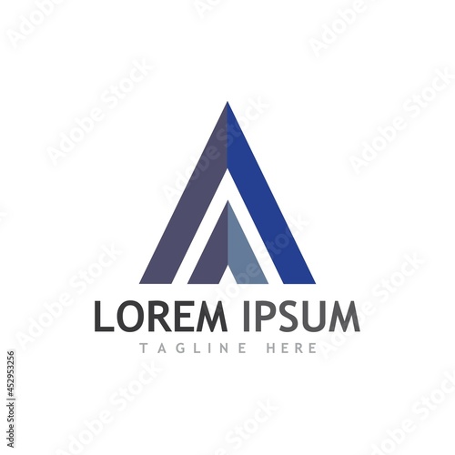 A Letter icon Template