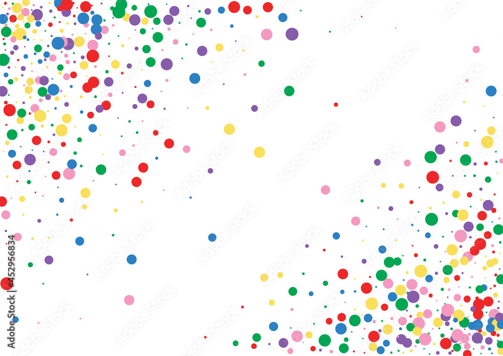 Red Round Top Illustration. Confetti Festival Background. Multicolored Burst Dot. Orange Happy Circle Texture. Red Round Top Illustration. Confetti Festival Background. Multicolored Burst Dot. Orange Happy Circle Texture.