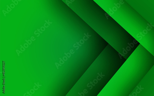 Abstract background. Green background overlap layer on gradient colors. vector.