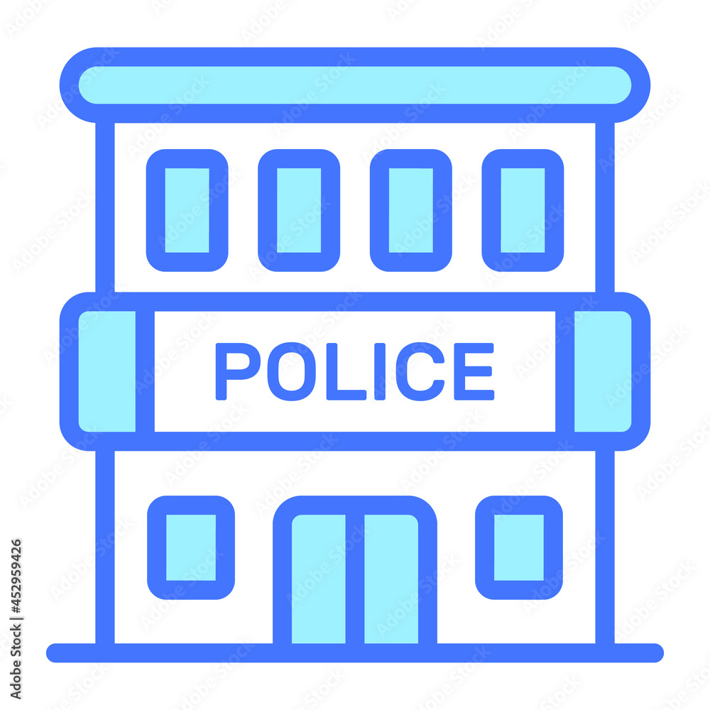 police station icon, real estate web and mobile icon police station icon, real estate web and mobile icon
