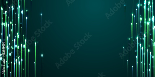 Futuristic vertical line beams speed motion