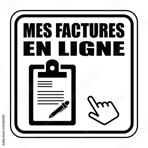 Logo mes factures en ligne.