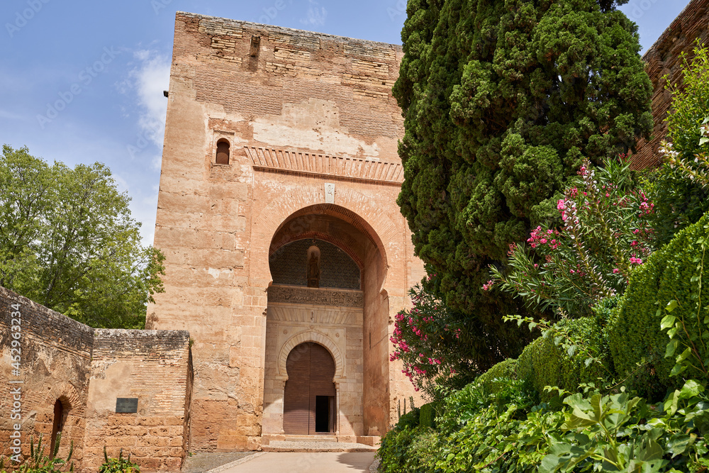 Puerta de la Justicia in the Alhambra in Granada in Spain Puerta de la Justicia in the Alhambra in Granada in Spain