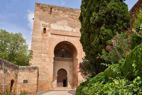 Puerta de la Justicia in the Alhambra in Granada in Spain