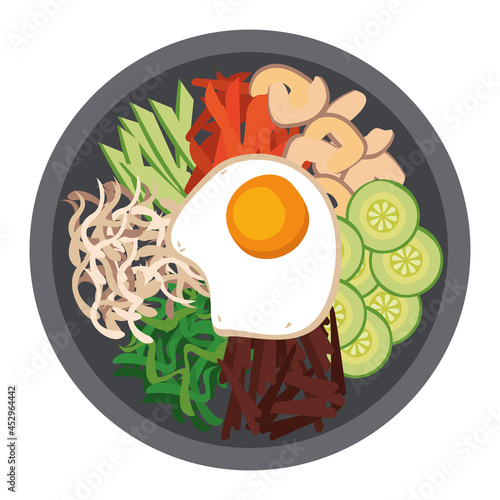 bibimbap delicious korean dish