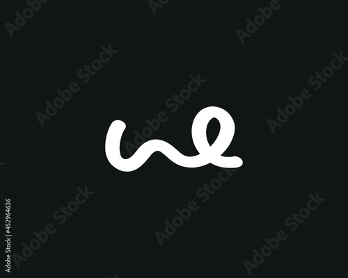 WE logo design template vector design