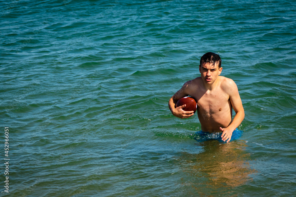 American Football in the Sea