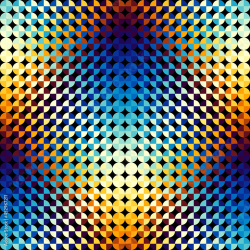 Geometric abstract pattern in low poly style.