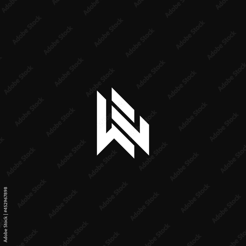 monogram letters ws simple logo vector template monogram letters ws simple logo vector template