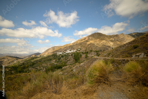 landscape with mountains and sky