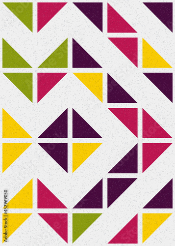 Abstract Geometric Pattern generative computational art illustration